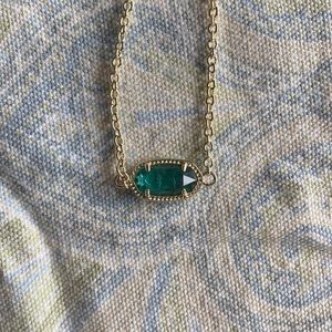 Kendra Scott Adjustable Chain Bracelet in Emerald